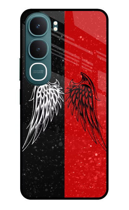 Wings Vivo Y31 5G Back Cover Glass Case - Hello Swanky