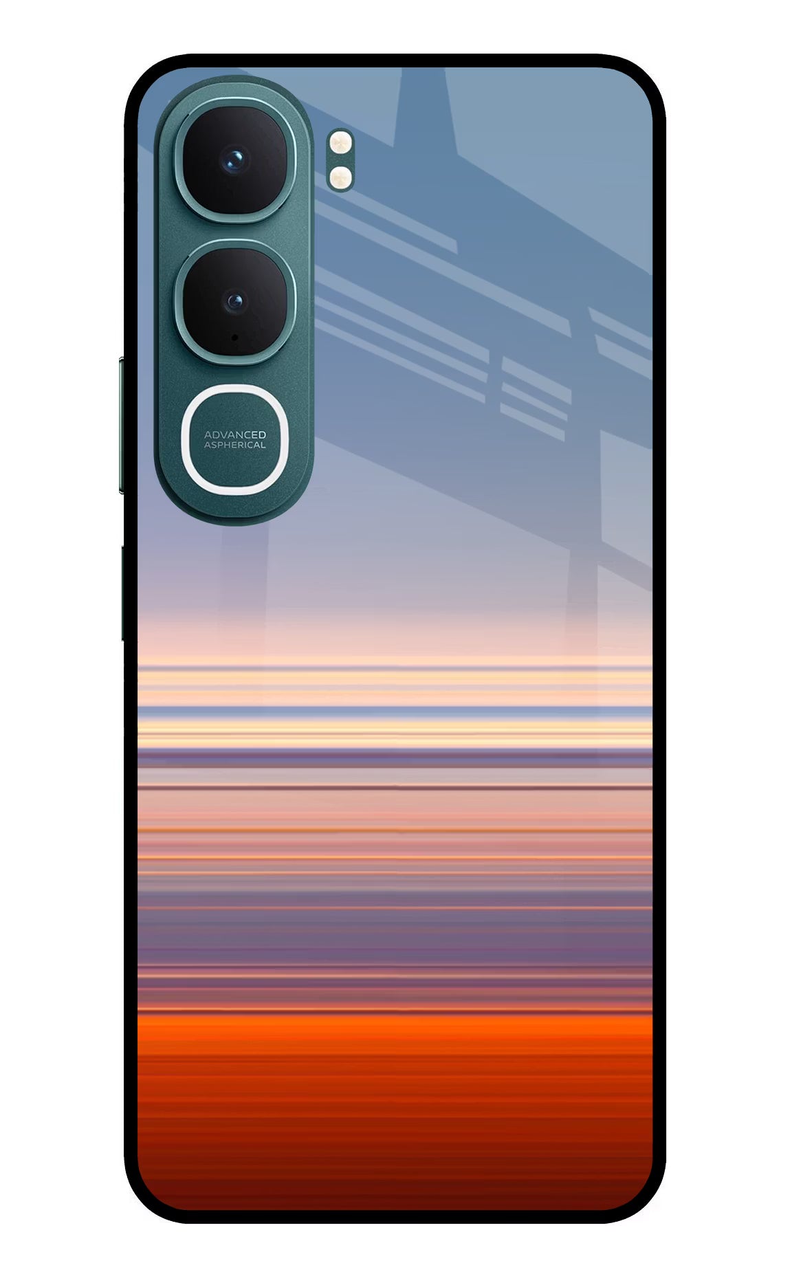 Morning Colors Vivo Y31 5G Back Cover Glass Case - Hello Swanky