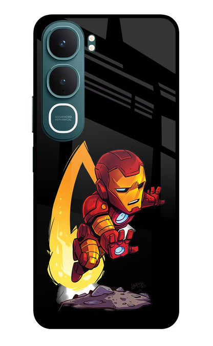 IronMan Vivo Y31 5G Back Cover Glass Case - Hello Swanky