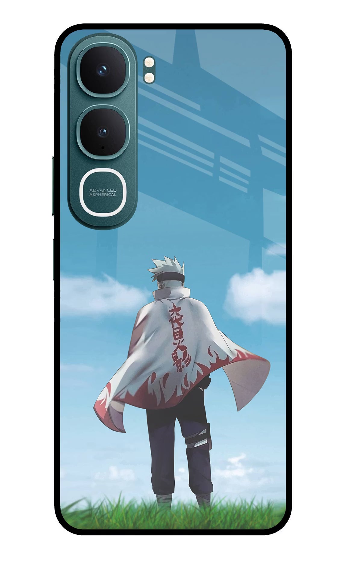 Kakashi Vivo Y31 5G Back Cover Glass Case - Hello Swanky