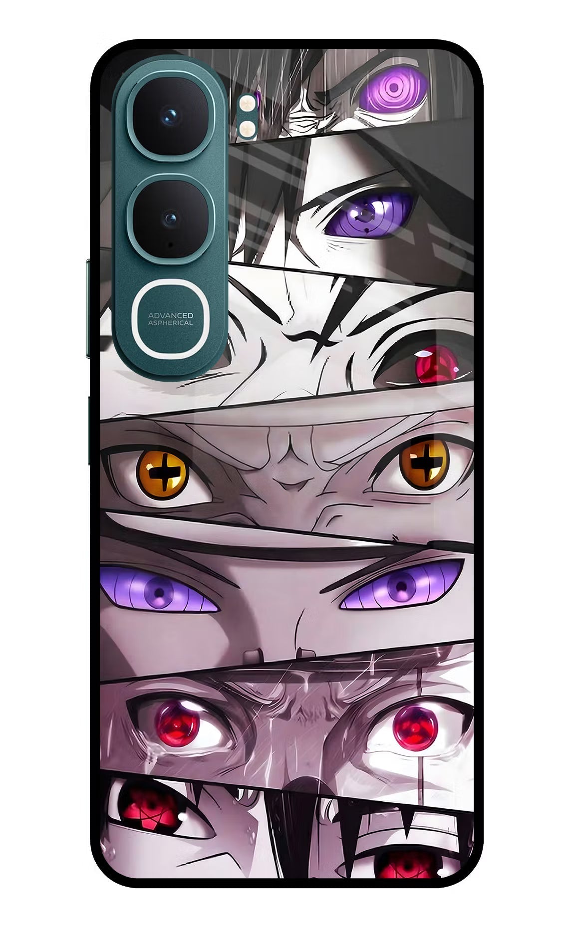 Naruto Anime Vivo Y31 5G Back Cover Glass Case - Hello Swanky