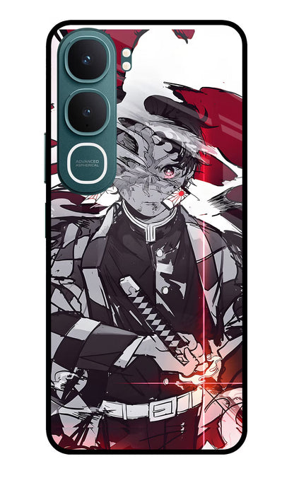 Demon Slayer Vivo Y31 5G Back Cover Glass Case - Hello Swanky