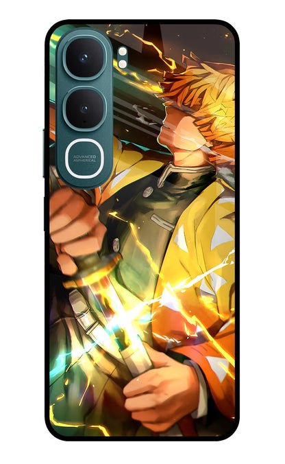 Demon Slayer Vivo Y31 5G Back Cover Glass Case - Hello Swanky