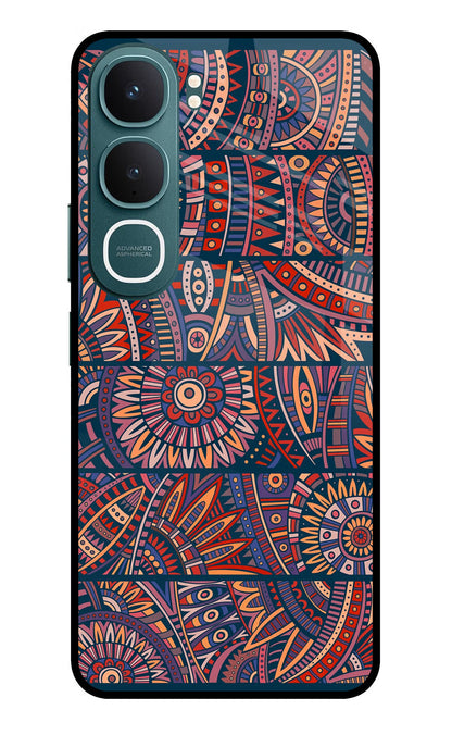 African Culture Design Vivo Y31 5G Back Cover Glass Case - Hello Swanky