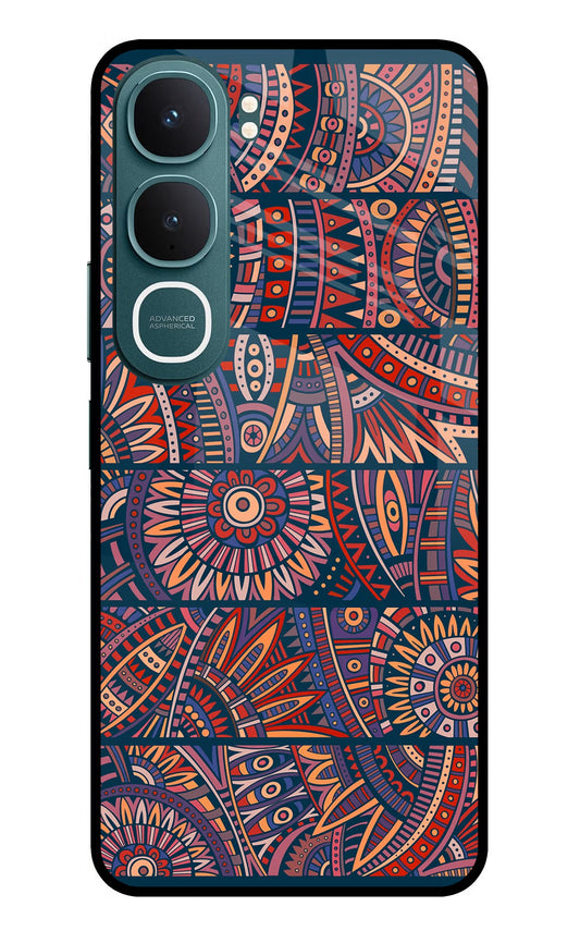 African Culture Design Vivo Y31 5G Back Cover Glass Case - Hello Swanky