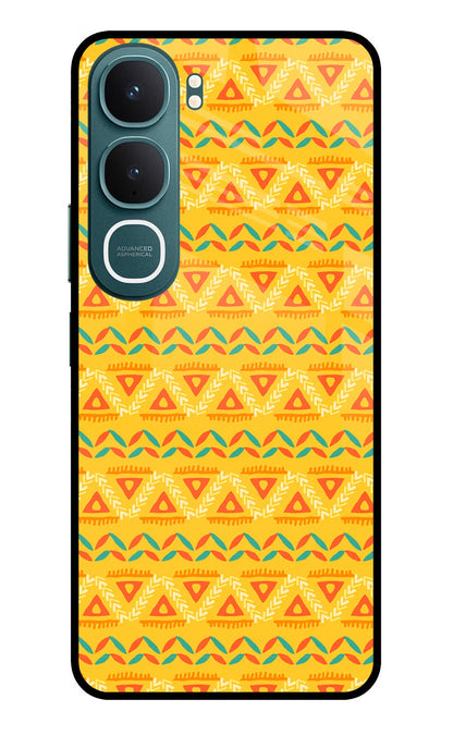 Tribal Pattern Vivo Y31 5G Back Cover Glass Case - Hello Swanky