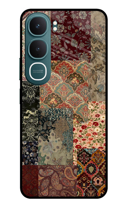 Desi Print Vivo Y31 5G Back Cover Glass Case - Hello Swanky