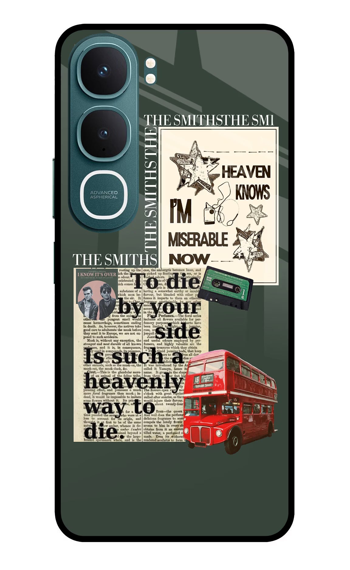 The Smiths Vivo Y31 5G Back Cover Glass Case - Hello Swanky