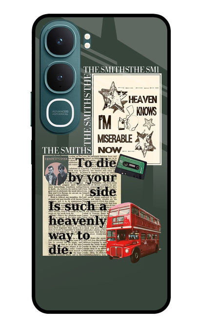 The Smiths Vivo Y31 5G Back Cover Glass Case - Hello Swanky