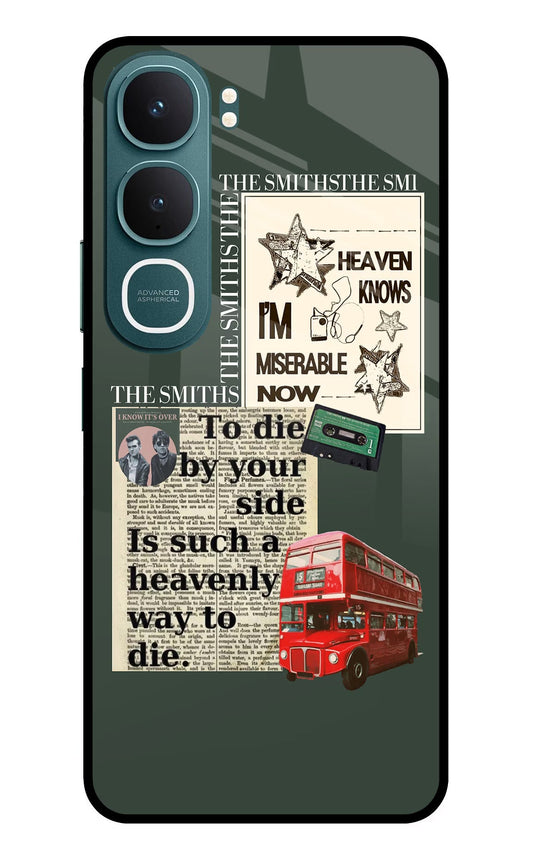 The Smiths Vivo Y31 5G Back Cover Glass Case - Hello Swanky