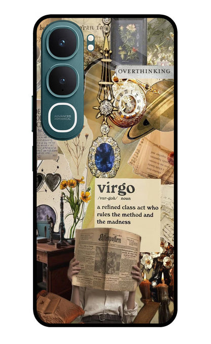 Virgo Zodiac Vivo Y31 5G Back Cover Glass Case - Hello Swanky