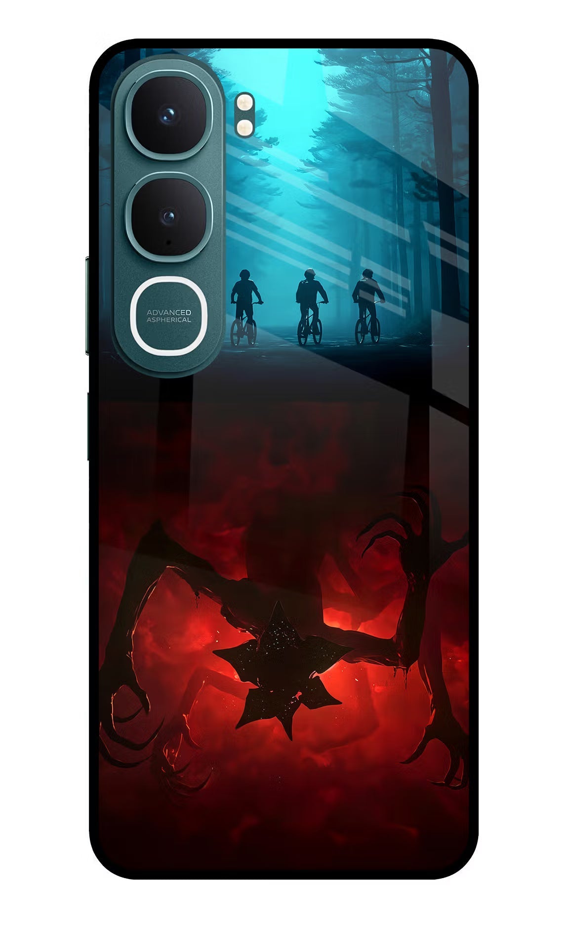 Ordinary Things Downside Up Vivo Y31 5G Back Cover Glass Case - Hello Swanky