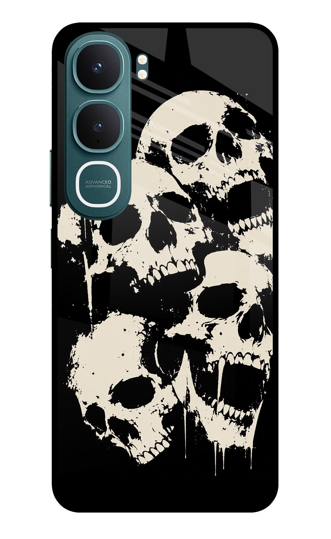 Dead Stack Vivo Y31 5G Back Cover Glass Case - Hello Swanky