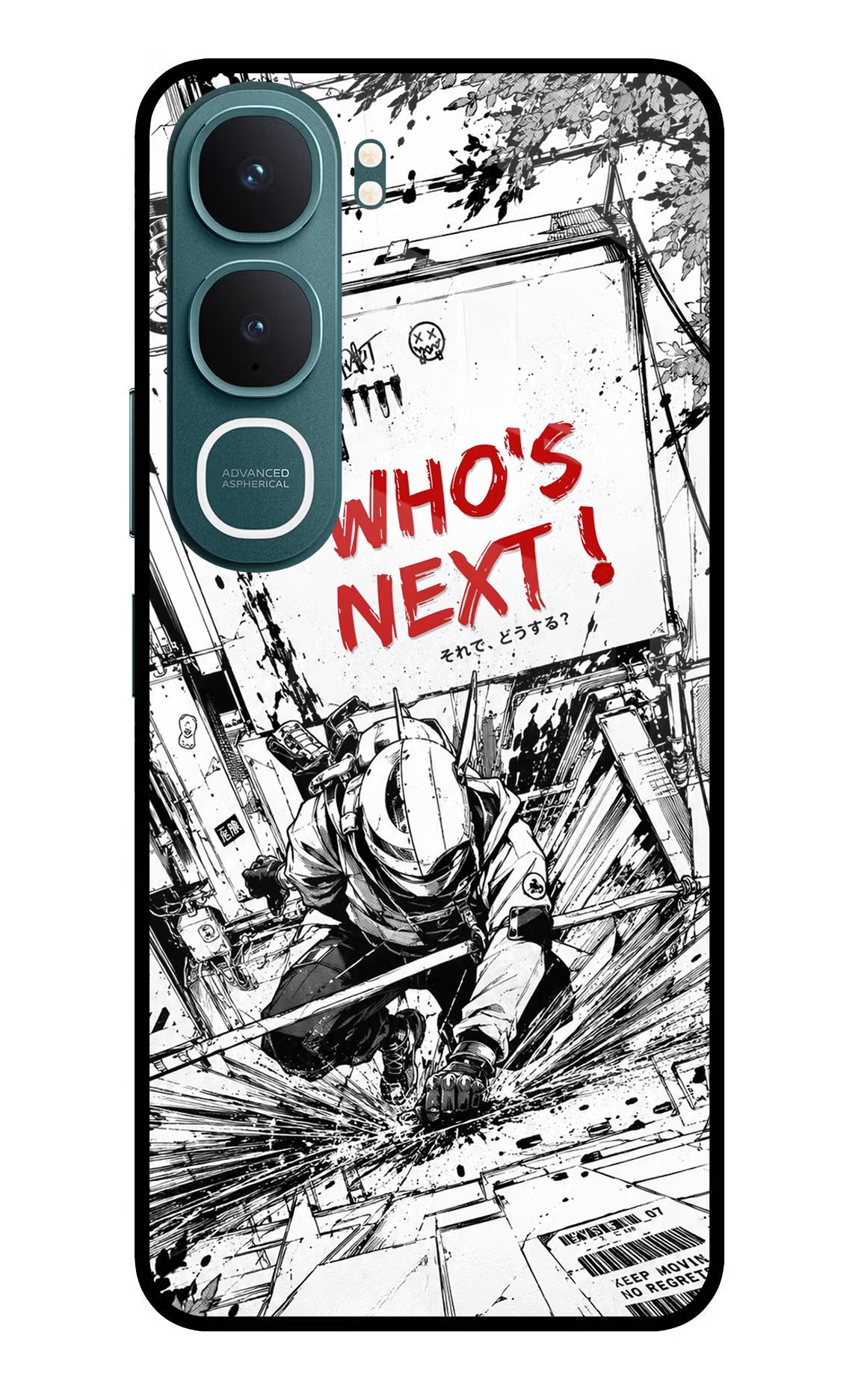 Who's Next Vivo Y31 5G Back Cover Glass Case - Hello Swanky