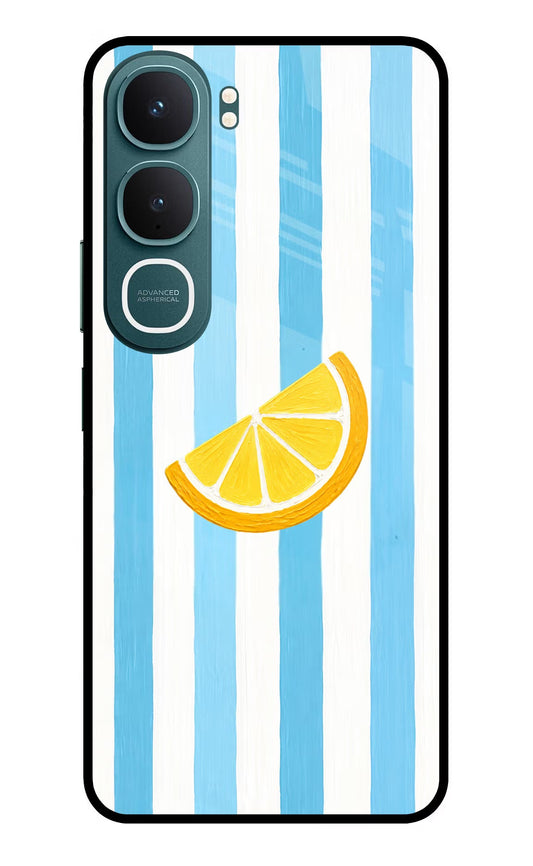 Summer Lemon Vivo Y31 5G Back Cover Glass Case - Hello Swanky