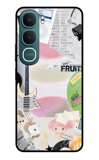Softcore Case Vivo Y31 5G Back Cover Glass Case - Hello Swanky