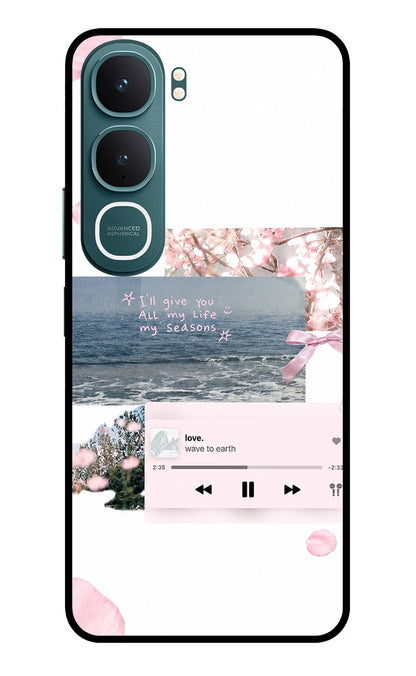 Wave to Earth Vivo Y31 5G Back Cover Glass Case - Hello Swanky
