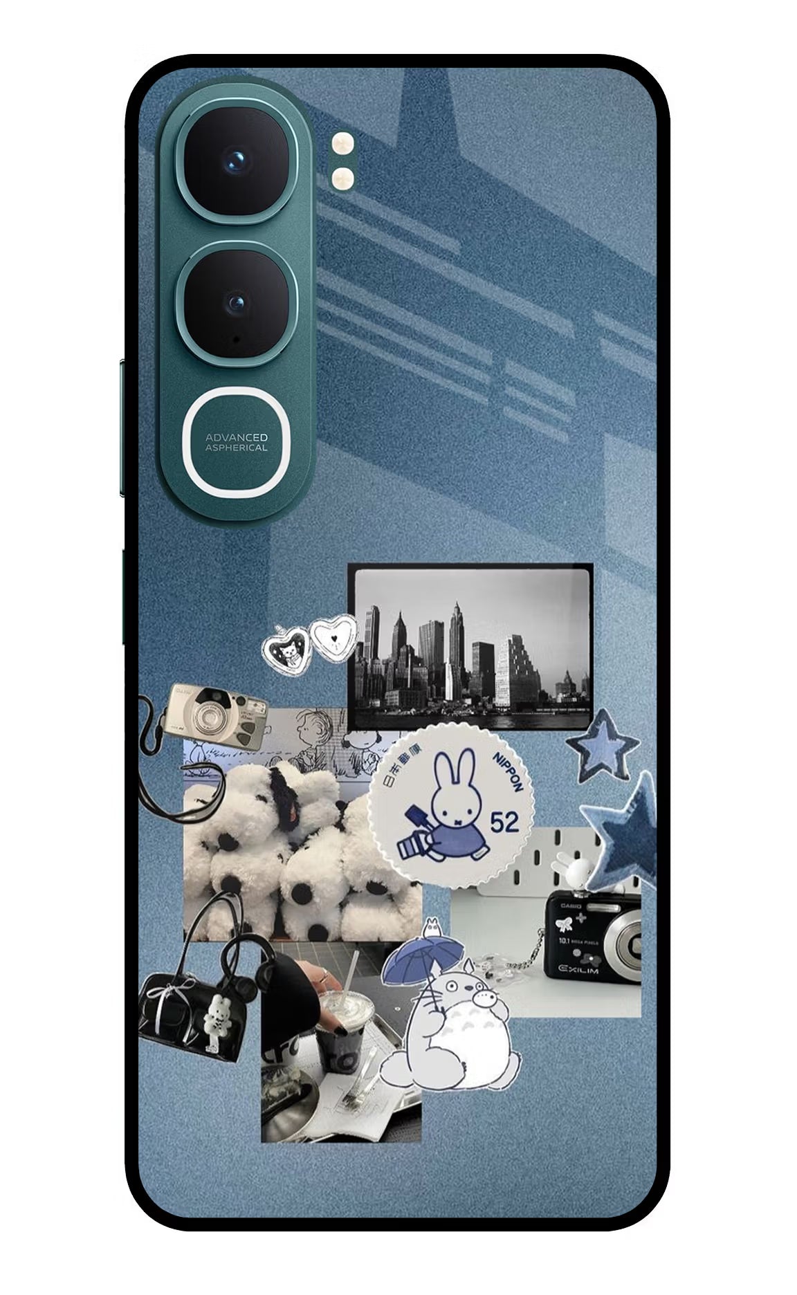 Miffy Vivo Y31 5G Back Cover Glass Case - Hello Swanky