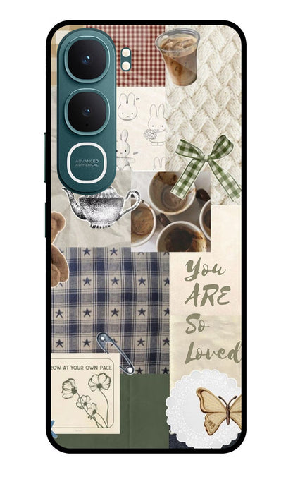 Cookie Vivo Y31 5G Back Cover Glass Case - Hello Swanky