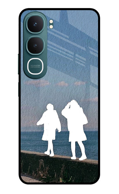 Coastal Dream Vivo Y31 5G Back Cover Glass Case - Hello Swanky
