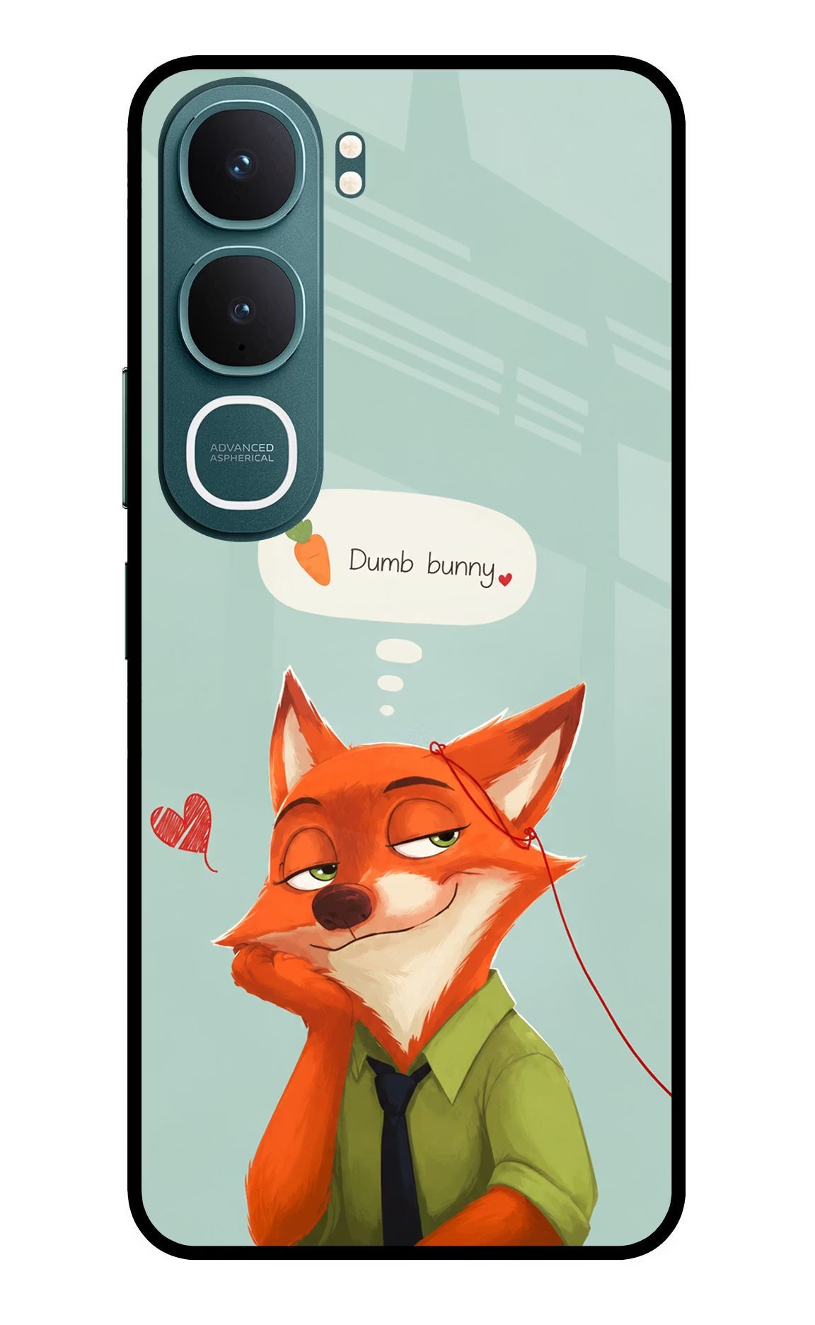 Nick Charm Vivo Y31 5G Back Cover Glass Case - Hello Swanky