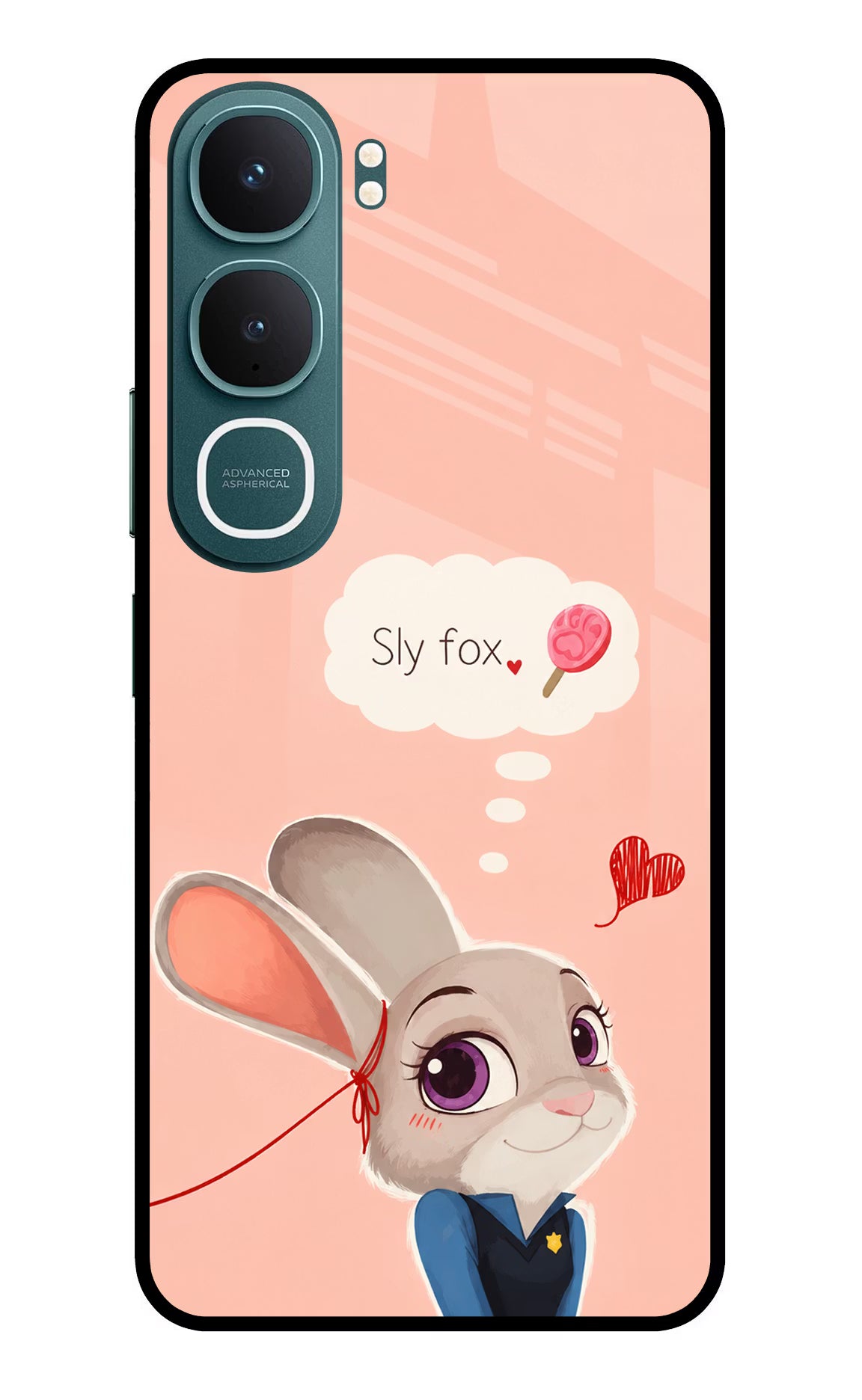 Judy Charm Vivo Y31 5G Back Cover Glass Case - Hello Swanky