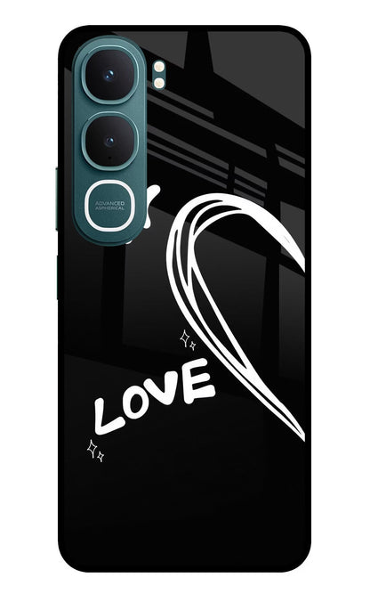 Love Line Vivo Y31 5G Back Cover Glass Case - Hello Swanky