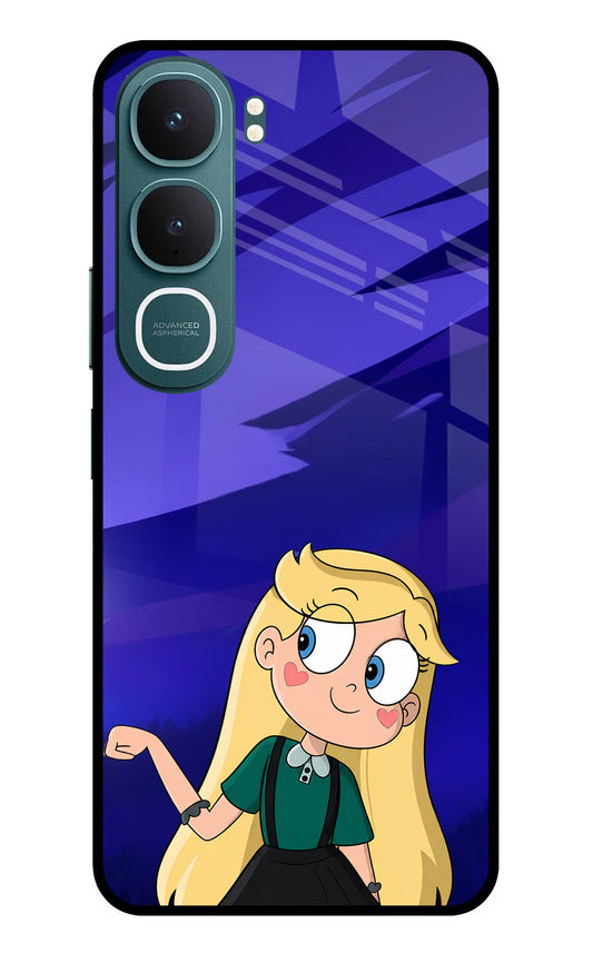 Star Glow Vivo Y31 5G Back Cover Glass Case - Hello Swanky