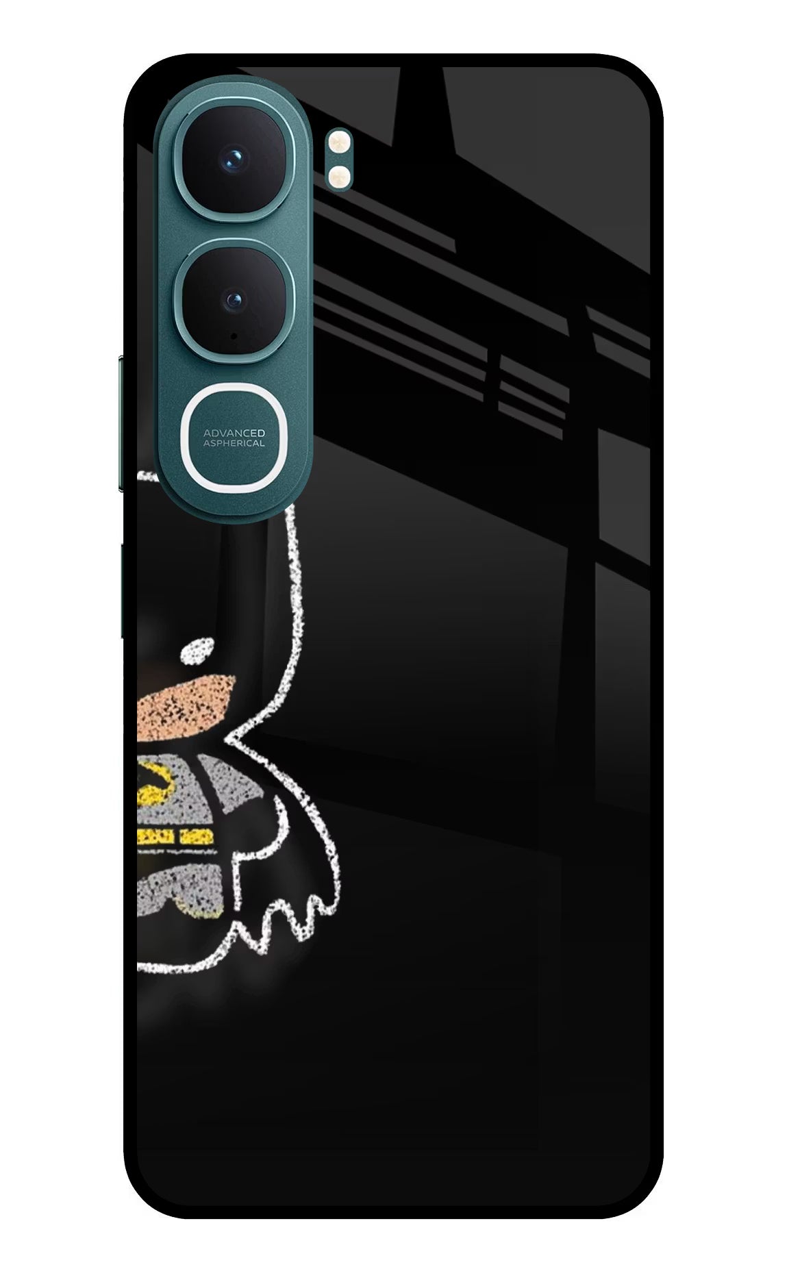 Bat Kitty Vivo Y31 5G Back Cover Glass Case - Hello Swanky