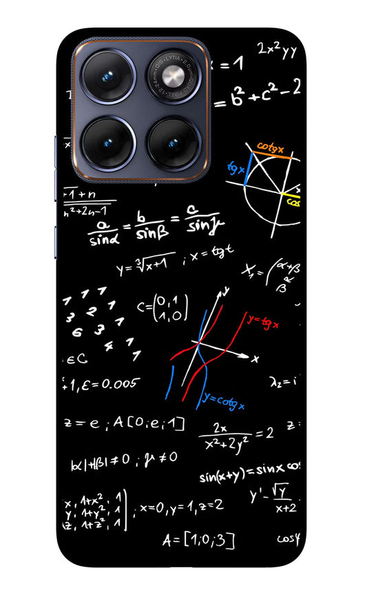 Mathematics Formula Moto Edge 70 Fusion Back Cover Glass Case - Hello Swanky