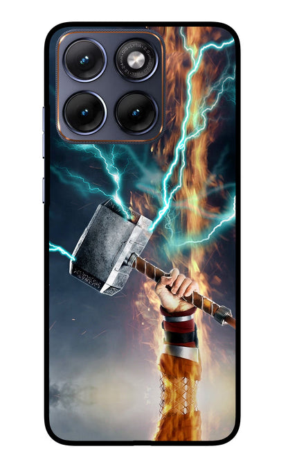 Thor Hammer Mjolnir Moto Edge 70 Fusion Back Cover Glass Case - Hello Swanky