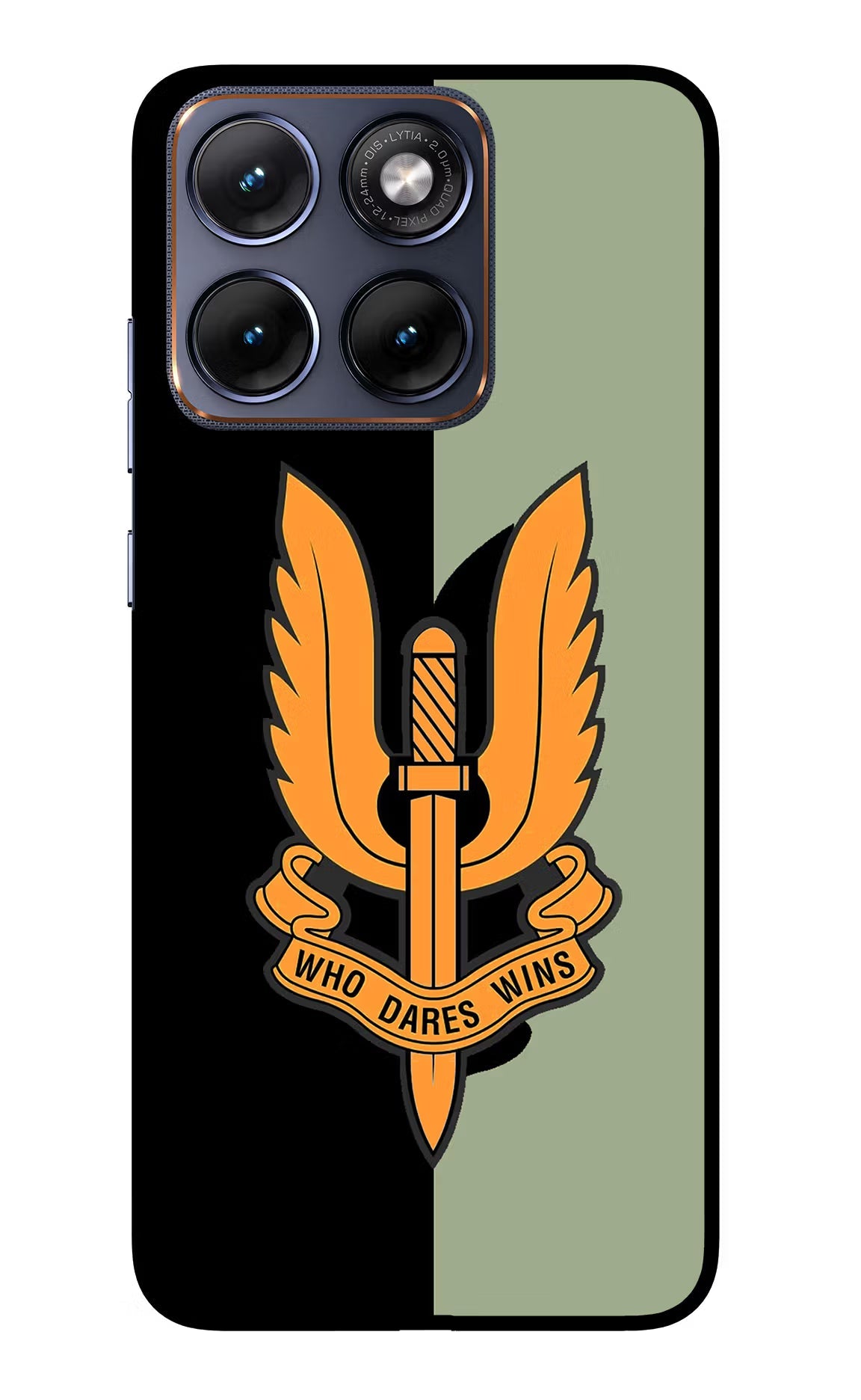 Balidan Logo Moto Edge 70 Fusion Back Cover Glass Case - Hello Swanky