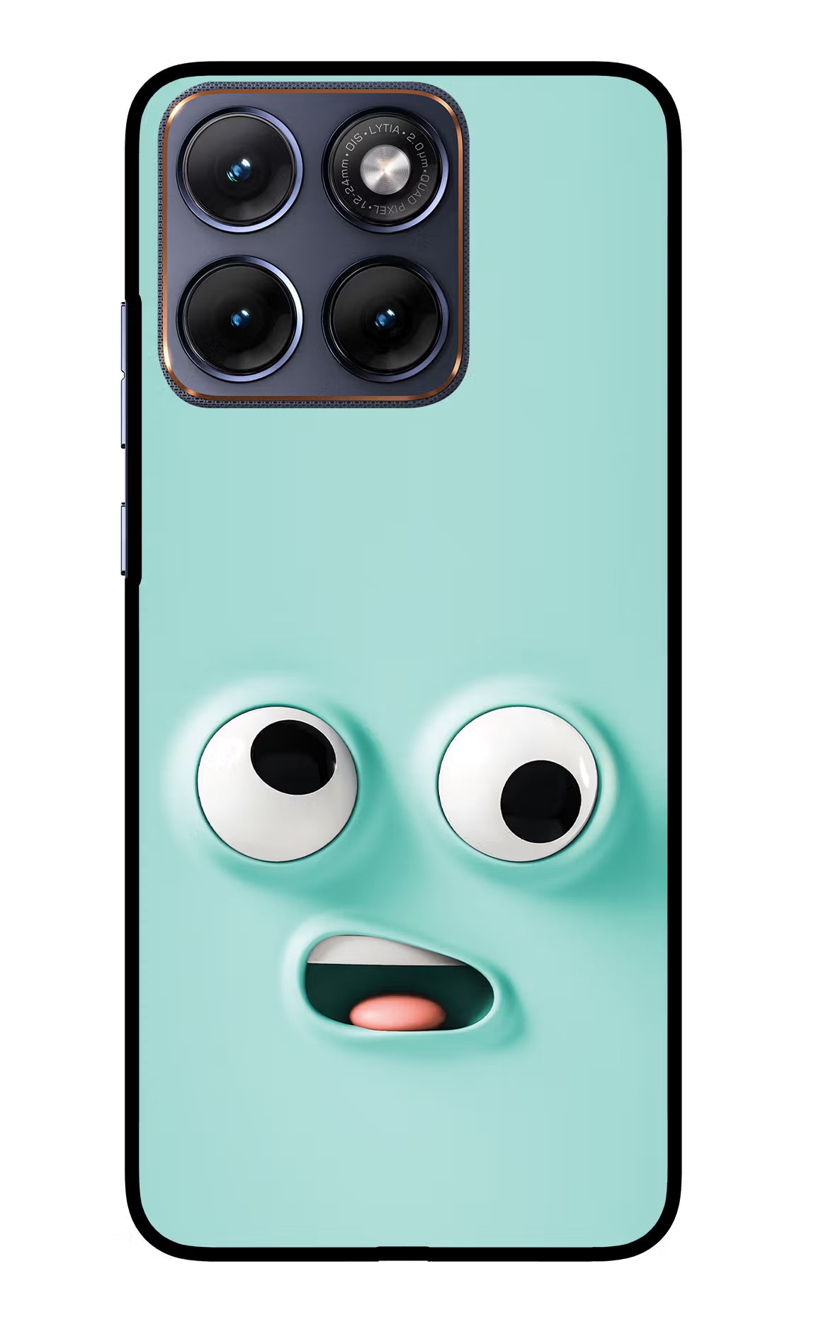 Funny Cartoon Moto Edge 70 Fusion Back Cover Glass Case - Hello Swanky