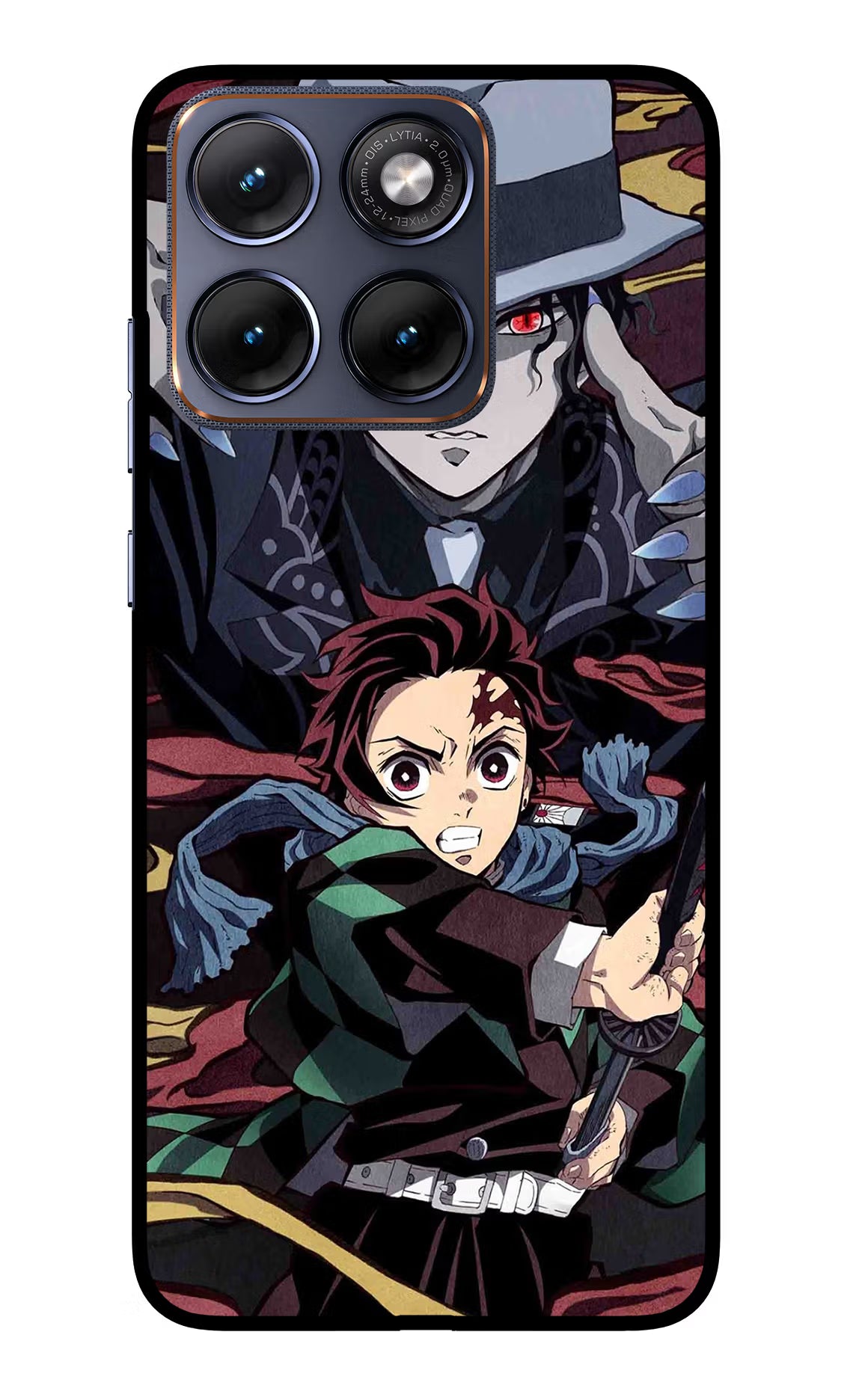 Demon Slayer Moto Edge 70 Fusion Back Cover Glass Case - Hello Swanky