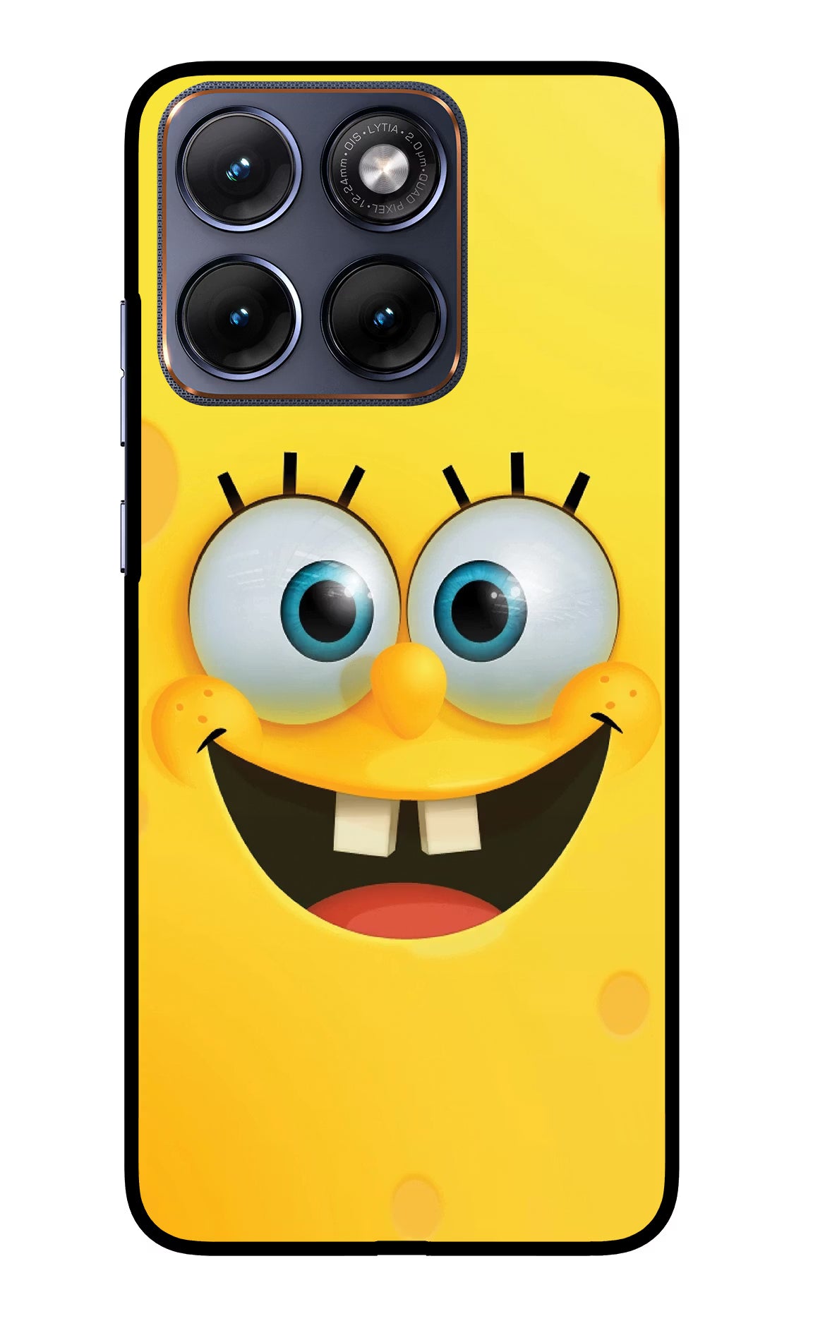Sponge 1 Moto Edge 70 Fusion Back Cover Glass Case - Hello Swanky