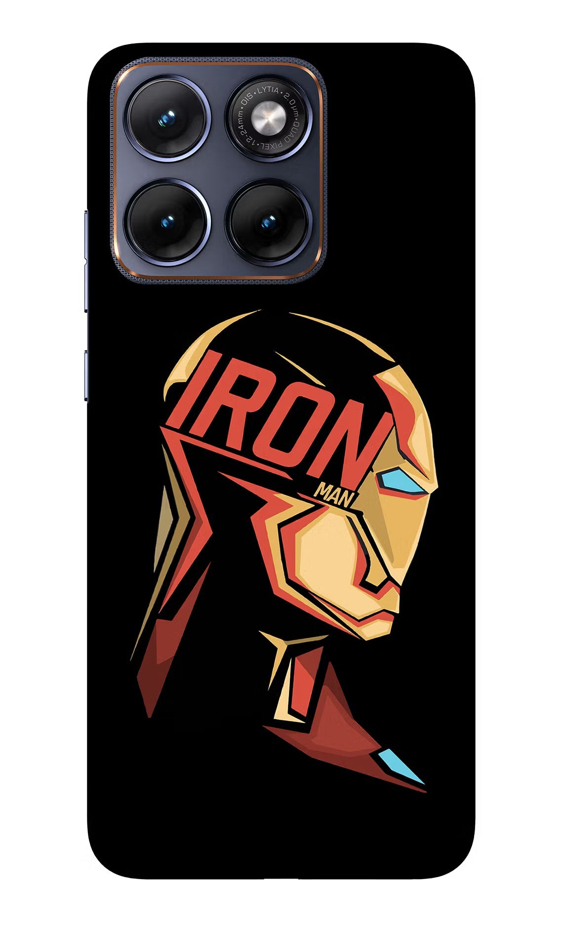 IronMan Moto Edge 70 Fusion Back Cover Glass Case - Hello Swanky