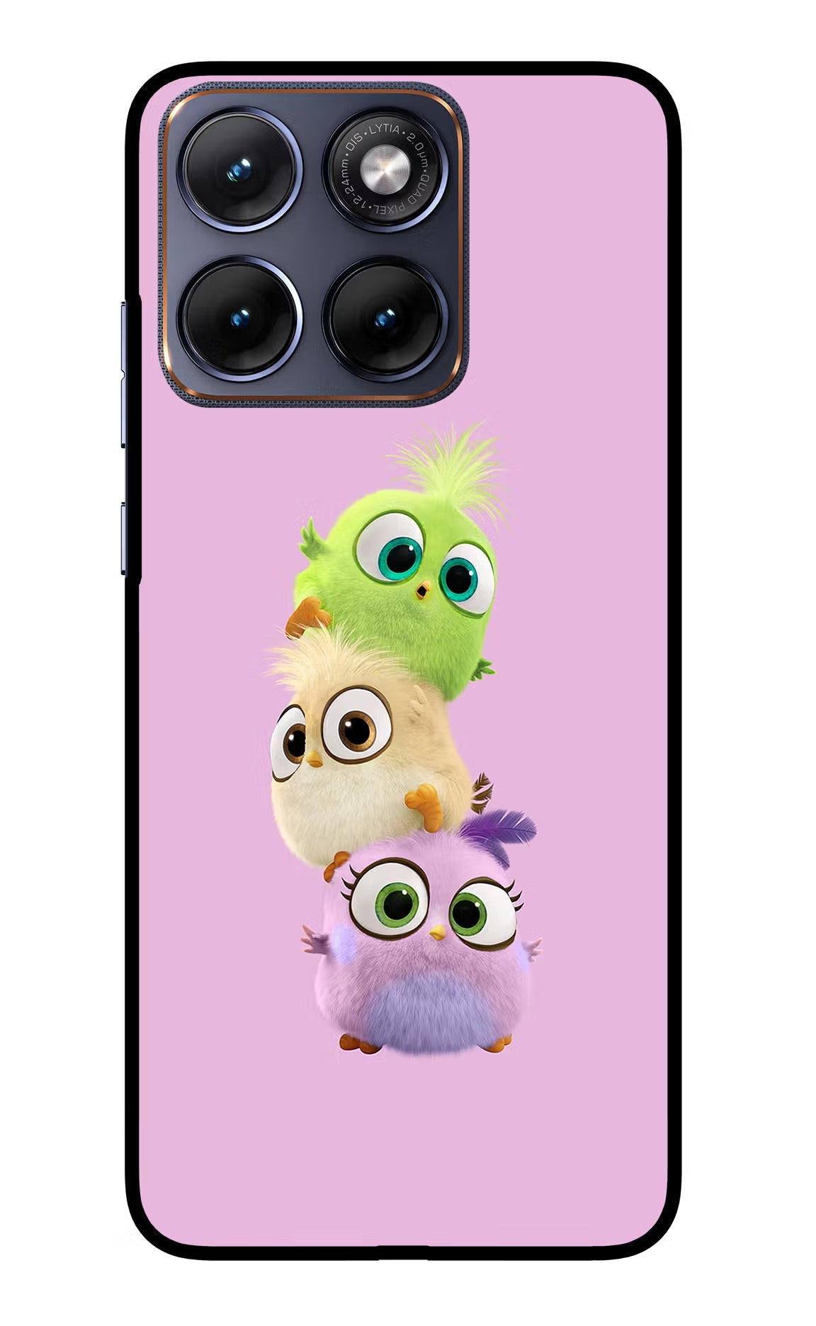 Cute Little Birds Moto Edge 70 Fusion Back Cover Glass Case - Hello Swanky