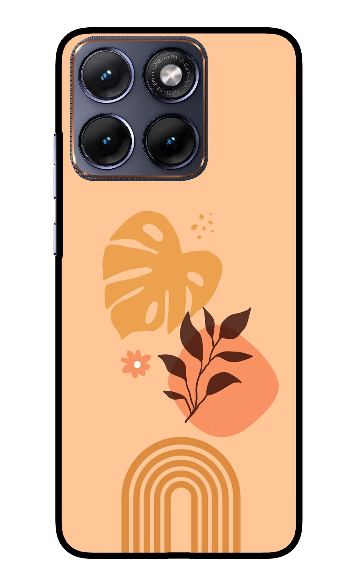 Bohemian Art Moto Edge 70 Fusion Back Cover Glass Case - Hello Swanky