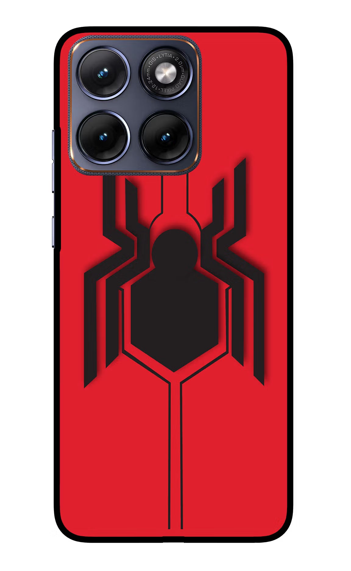 Spider Moto Edge 70 Fusion Back Cover Glass Case - Hello Swanky