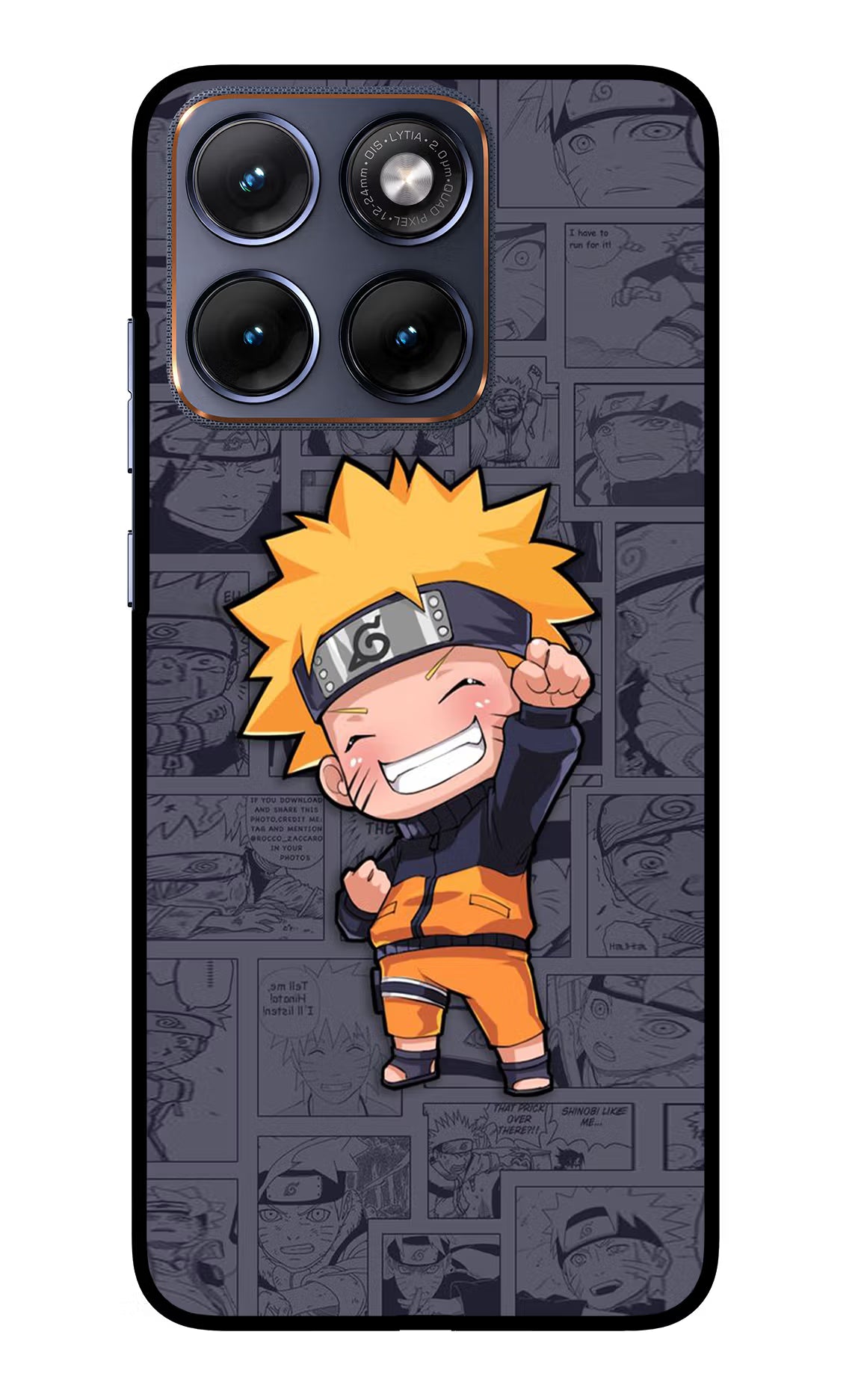 Chota Naruto Moto Edge 70 Fusion Back Cover Glass Case - Hello Swanky