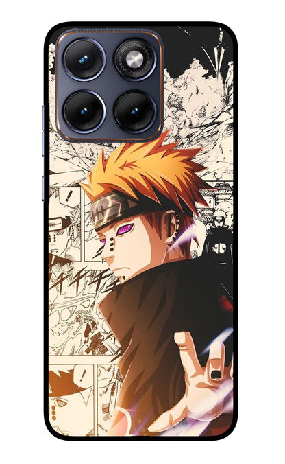 Pain Anime Moto Edge 70 Fusion Back Cover Glass Case - Hello Swanky