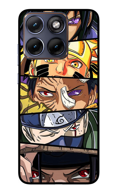 Naruto Character Moto Edge 70 Fusion Back Cover Glass Case - Hello Swanky