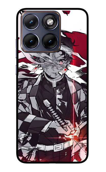 Demon Slayer Moto Edge 70 Fusion Back Cover Glass Case - Hello Swanky