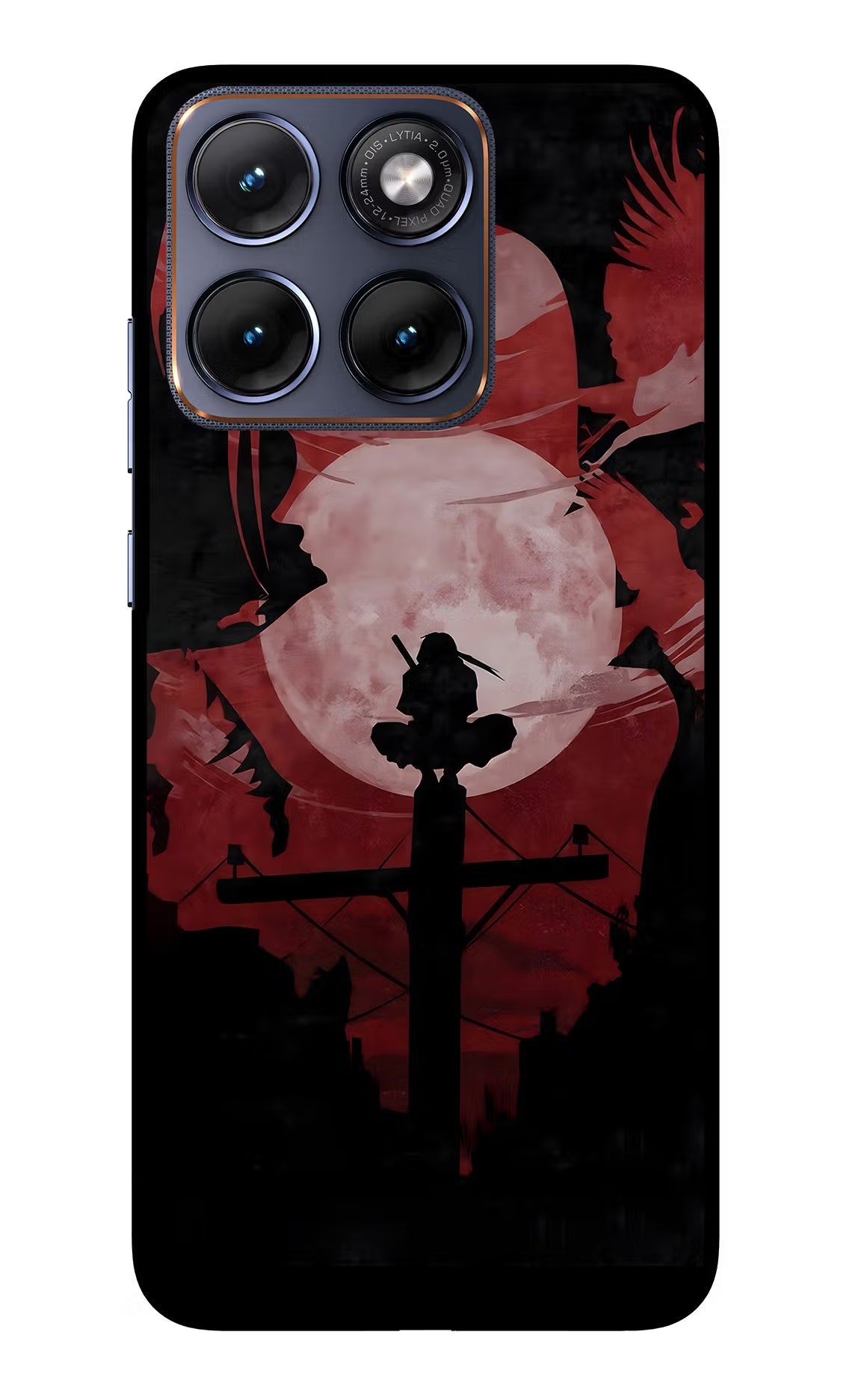 Naruto Anime Moto Edge 70 Fusion Back Cover Glass Case - Hello Swanky