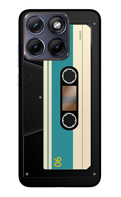 Cassette Moto Edge 70 Fusion Back Cover Glass Case - Hello Swanky