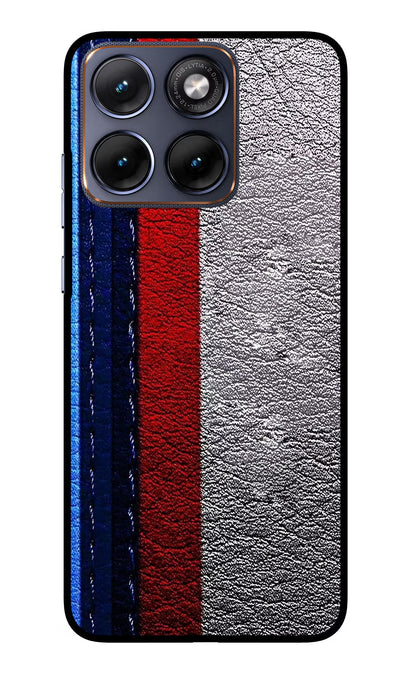 BMW Stripes Moto Edge 70 Fusion Back Cover Glass Case - Hello Swanky