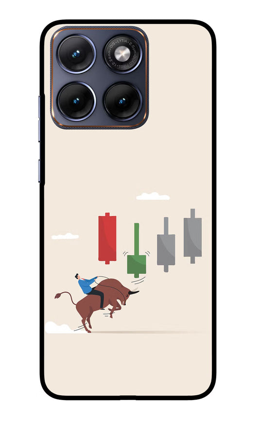 Bull Trading Momentum Moto Edge 70 Fusion Back Cover Glass Case - Hello Swanky