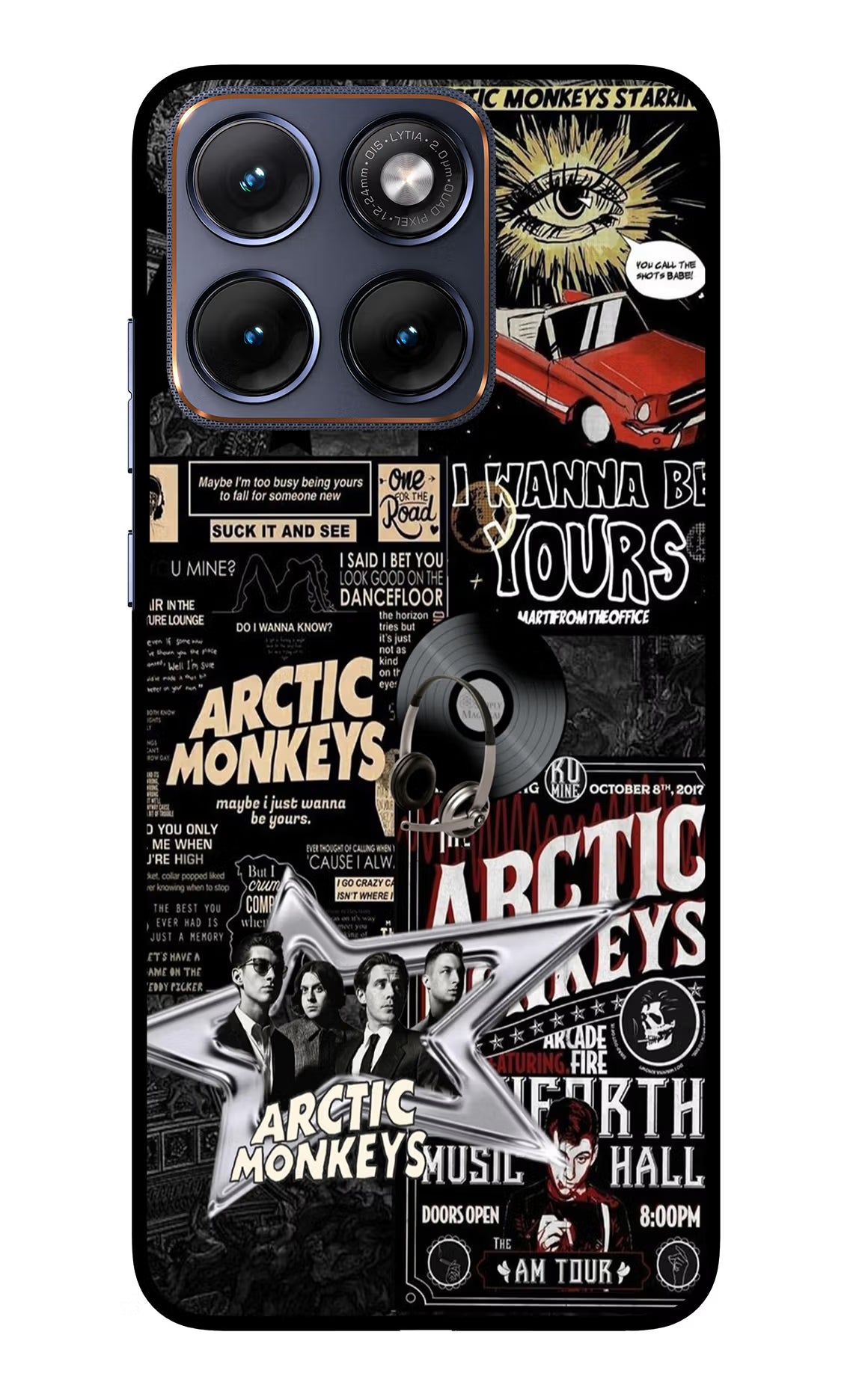 Arctic Monkeys Moto Edge 70 Fusion Back Cover Glass Case - Hello Swanky