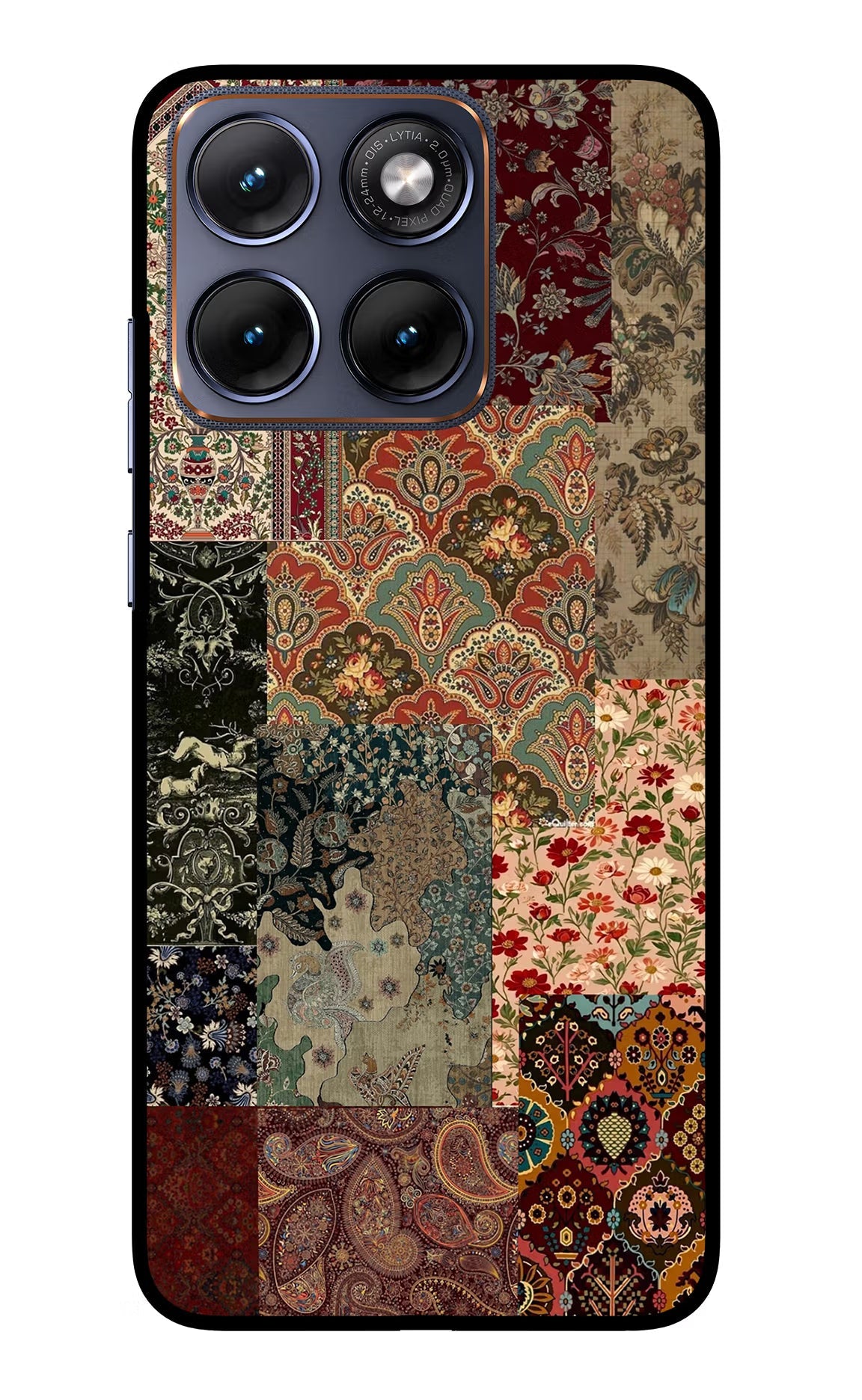 Desi Print Moto Edge 70 Fusion Back Cover Glass Case - Hello Swanky