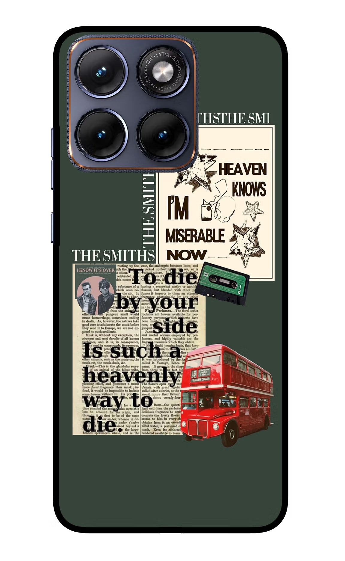 The Smiths Moto Edge 70 Fusion Back Cover Glass Case - Hello Swanky